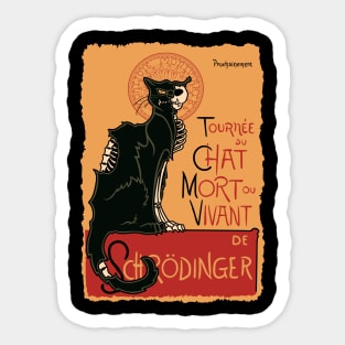 Le chat noir de Schrödinger Sticker